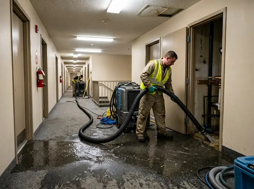 multi-unit-apartment-hallway-f-005 — frequently asked questions, Emergency Burst Pipe Water Extraction & Removal in Mount Un…